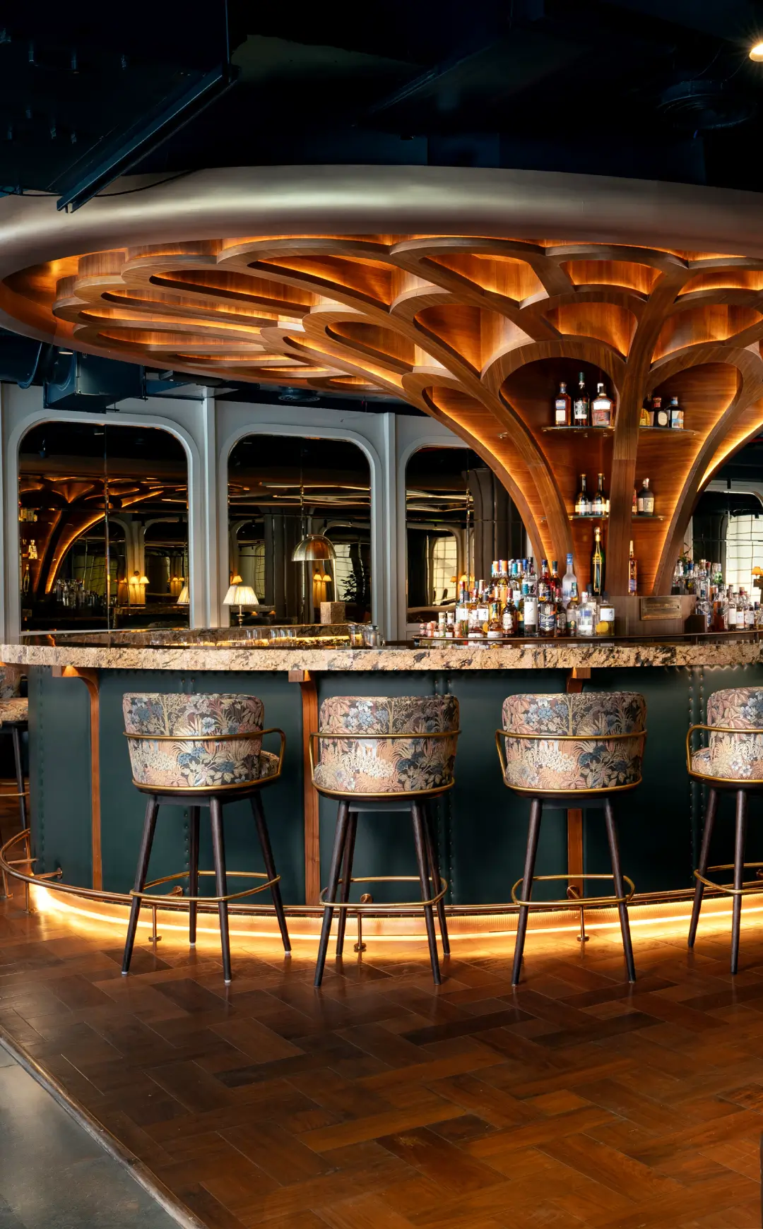 Providore bar featuring unique design at The Quorum Hyderabad 