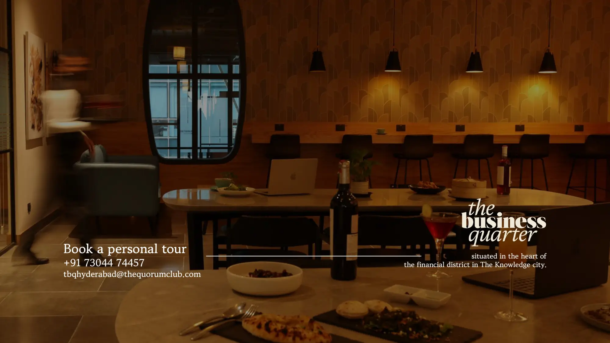 Contemporary Lounge at TBQ Hyderabad Co-working Space, Est. 2024, 22,000 sq. ft